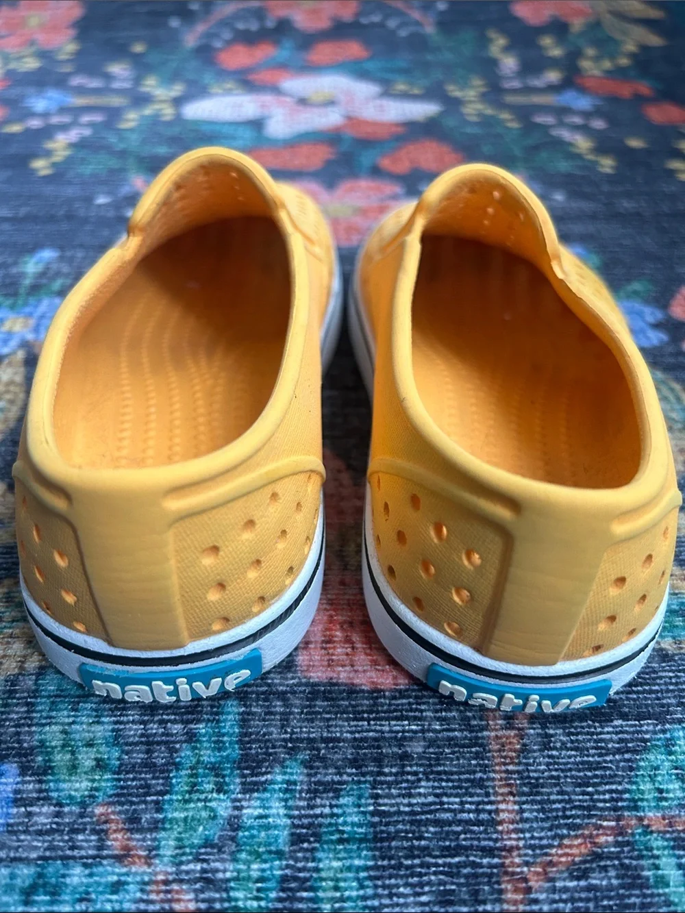 Native Kids Yellow Sneakers, Size 2